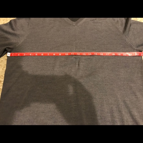 Calvin Klein Extra Fine Merino Wool V-Neck Sweater - Picture 5 of 8